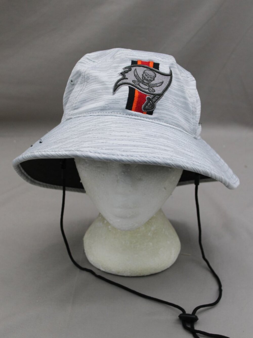 Tampa Bay Buccaneers Hat - Grey Bucket Hat by New Era - Adult One Size